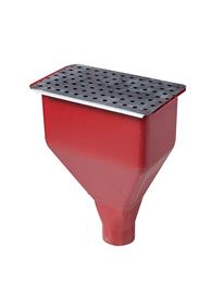 Rainwater Head with Strainer (PVC)